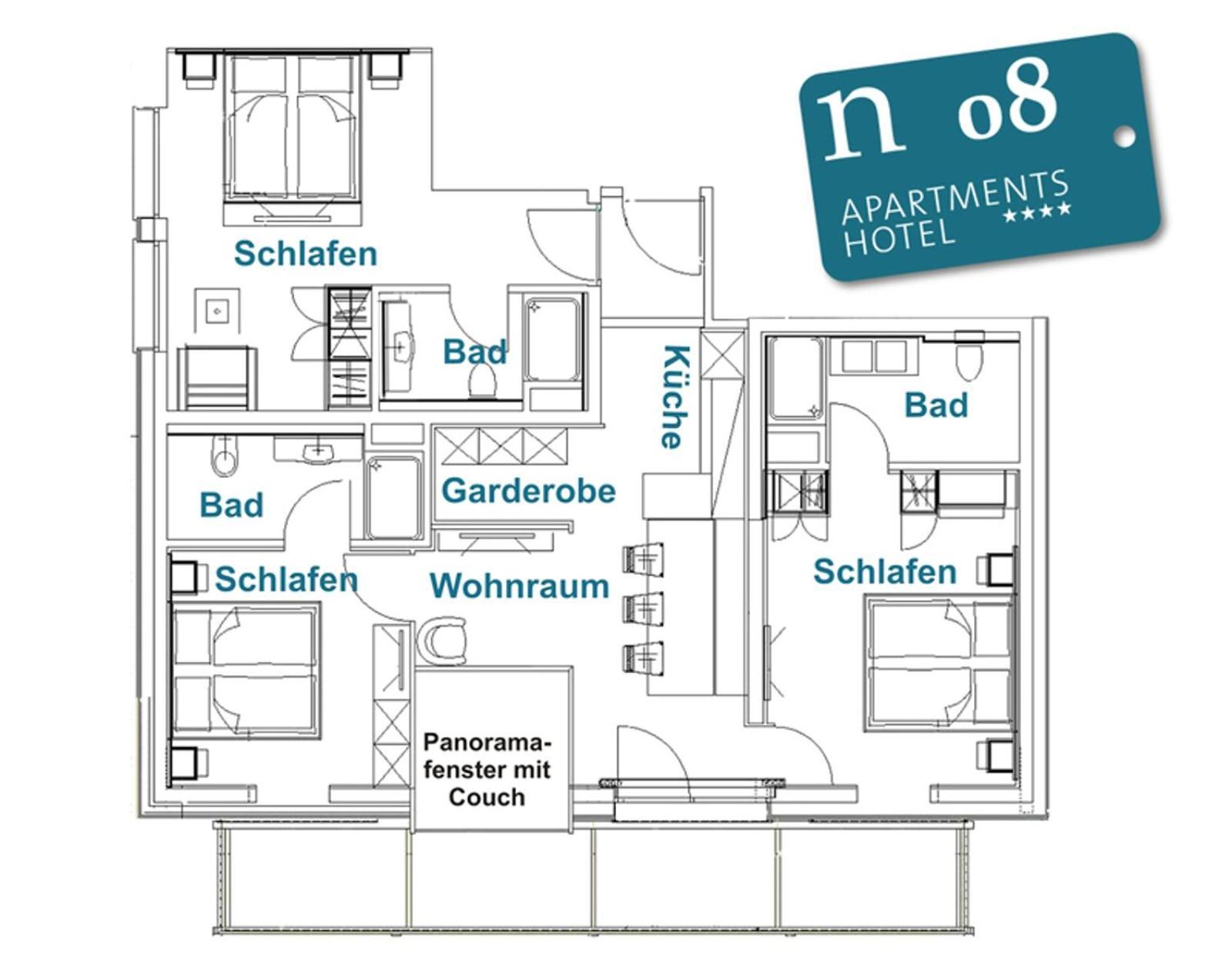 N Apartments Hotel Шоппернау Номер фото